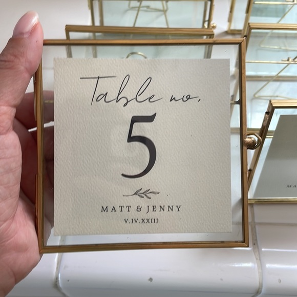Wedding table number frames - Picture 3 of 6